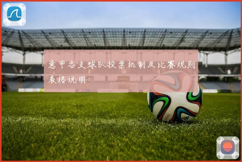 意甲各支球队投票机制及比赛规则表格说明